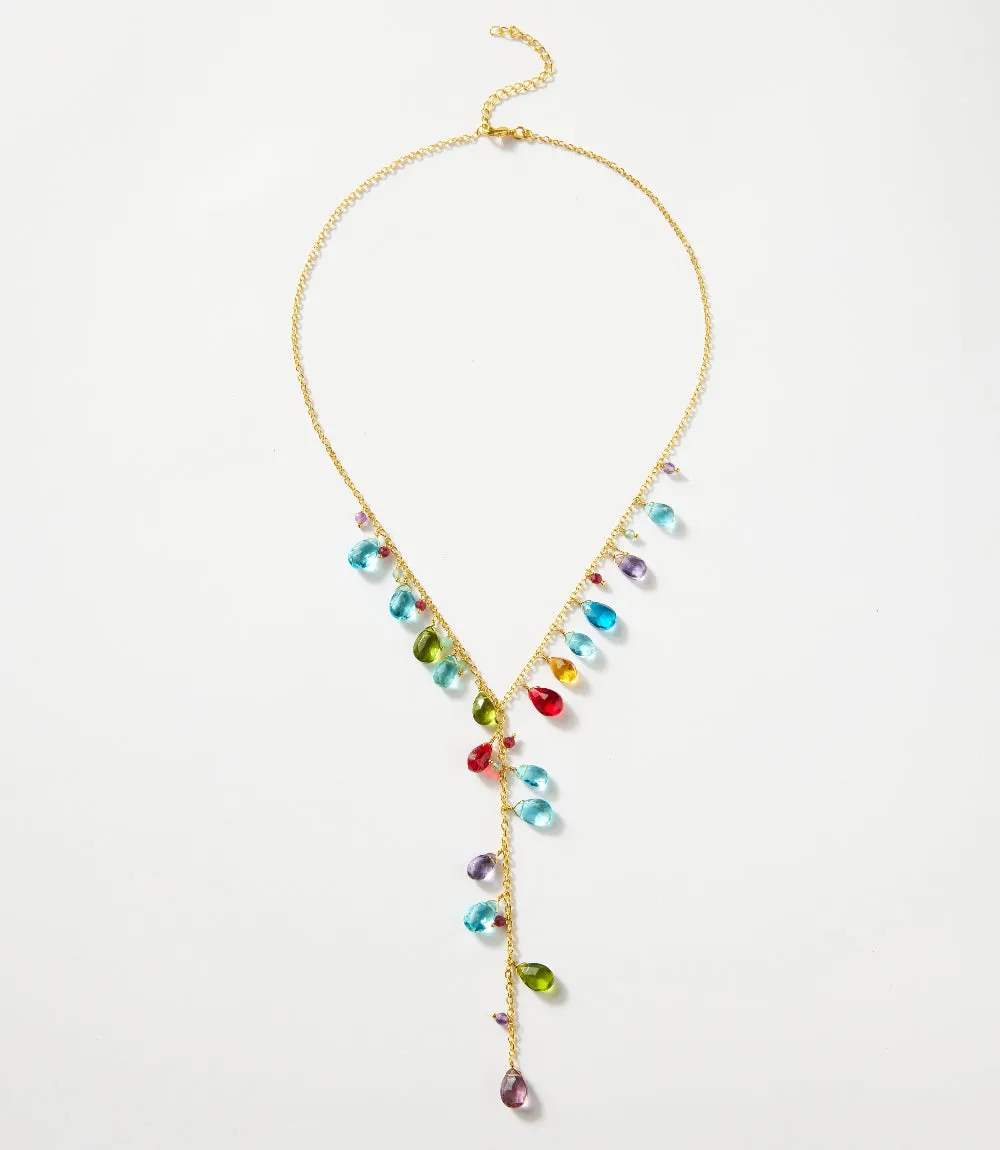 Gemstone Lariat Necklace sold by Karen Kane product image thumbnail 2