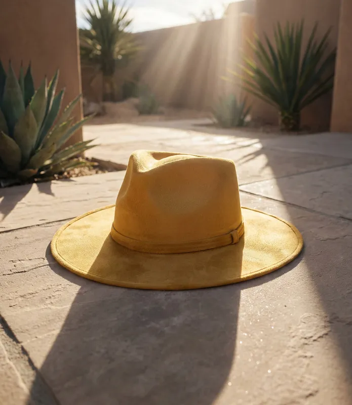 Vegan Suede Rancher Hat made by Karen Kane