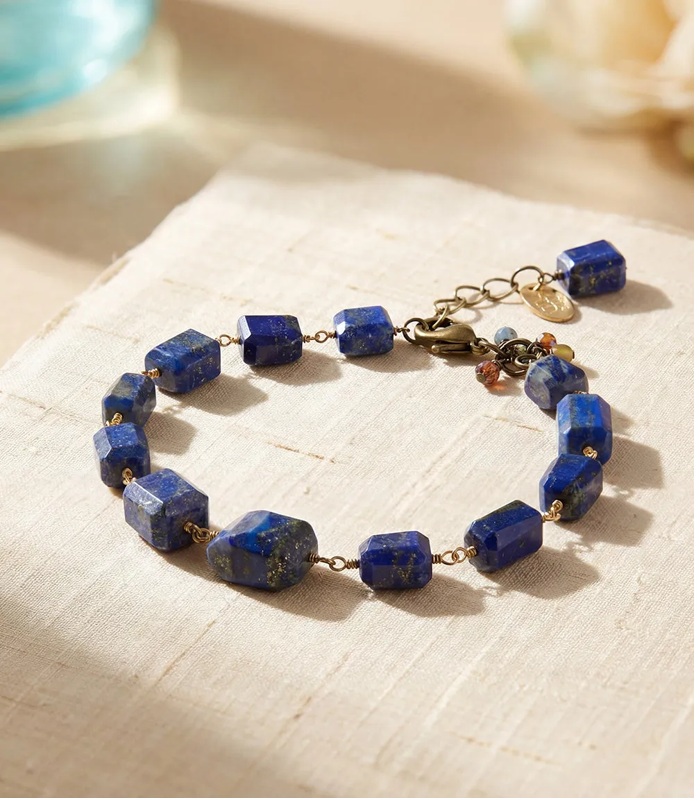 Lapis Stone Bracelet sold by Karen Kane