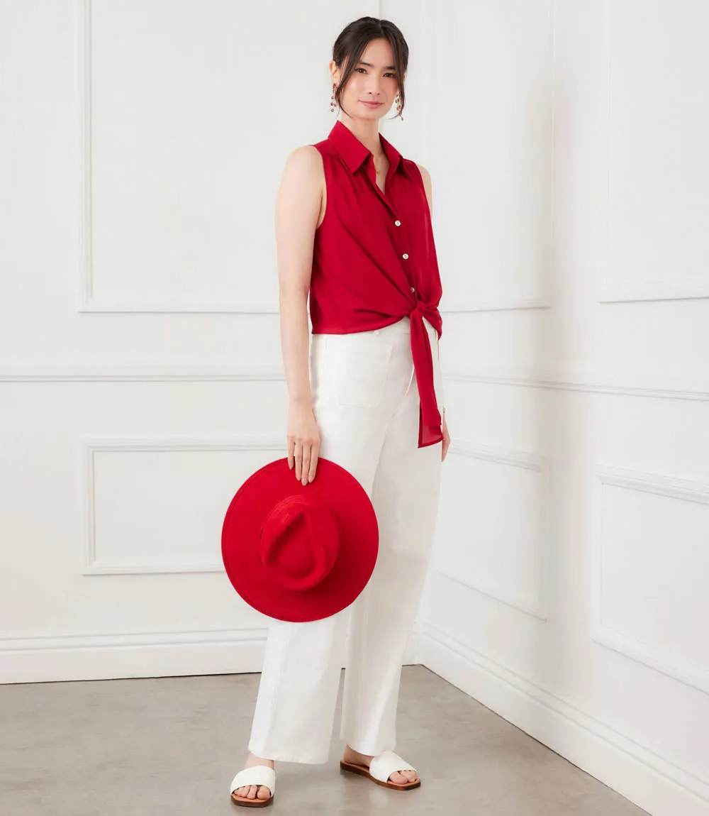 Sleeveless Tie-Front Top sold by Karen Kane product image thumbnail 2