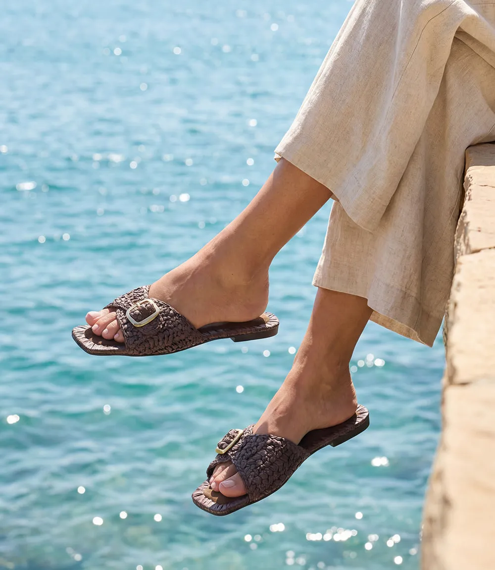 Seychelles Morning Brunch Raffia Buckle Sandals sold by Karen Kane product image thumbnail 4