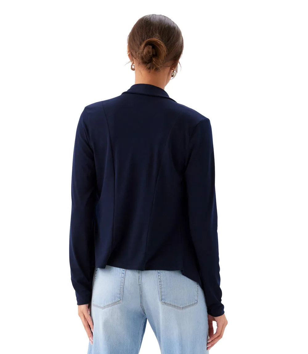 Petite Size Drape Travel Jersey Cardigan sold by Karen Kane product image thumbnail 5