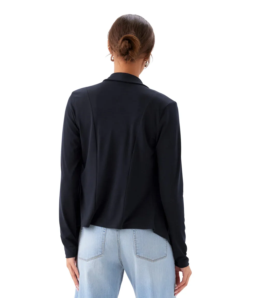 Petite Size Drape Travel Jersey Cardigan sold by Karen Kane product image thumbnail 4