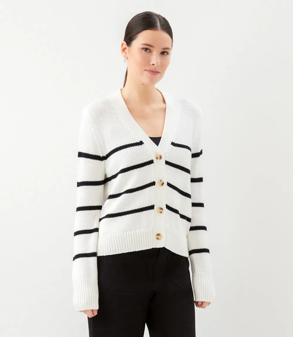 Stripe Cardigan Sweater sold by Karen Kane product image thumbnail 3