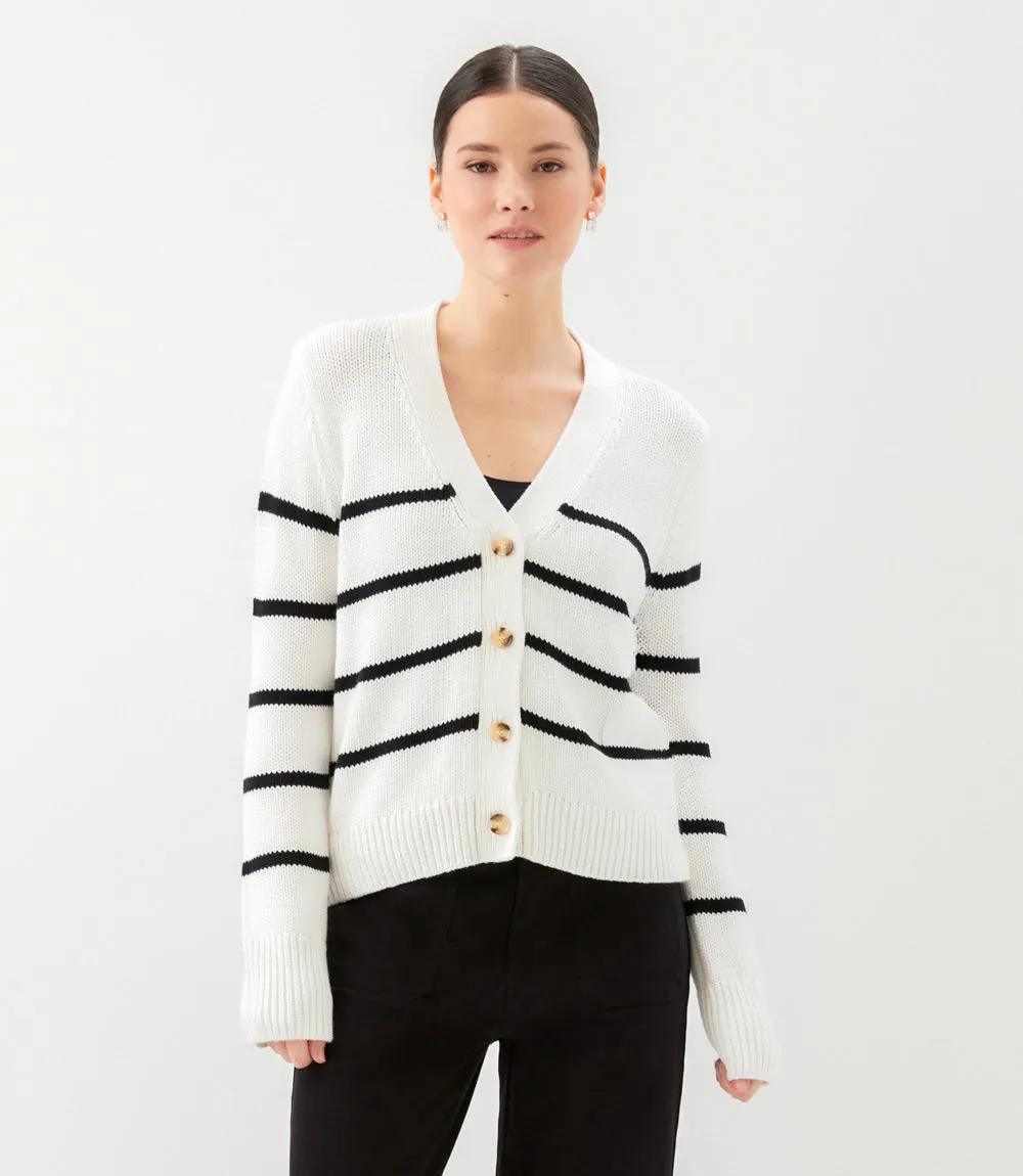 Stripe Cardigan Sweater sold by Karen Kane product image thumbnail 2