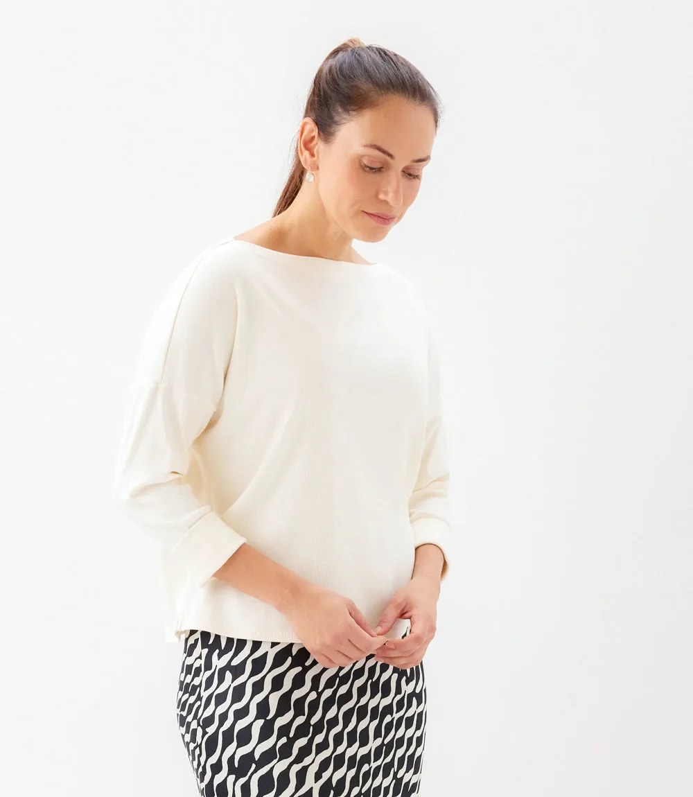 Ribbed Boatneck Top sold by Karen Kane product image thumbnail 3