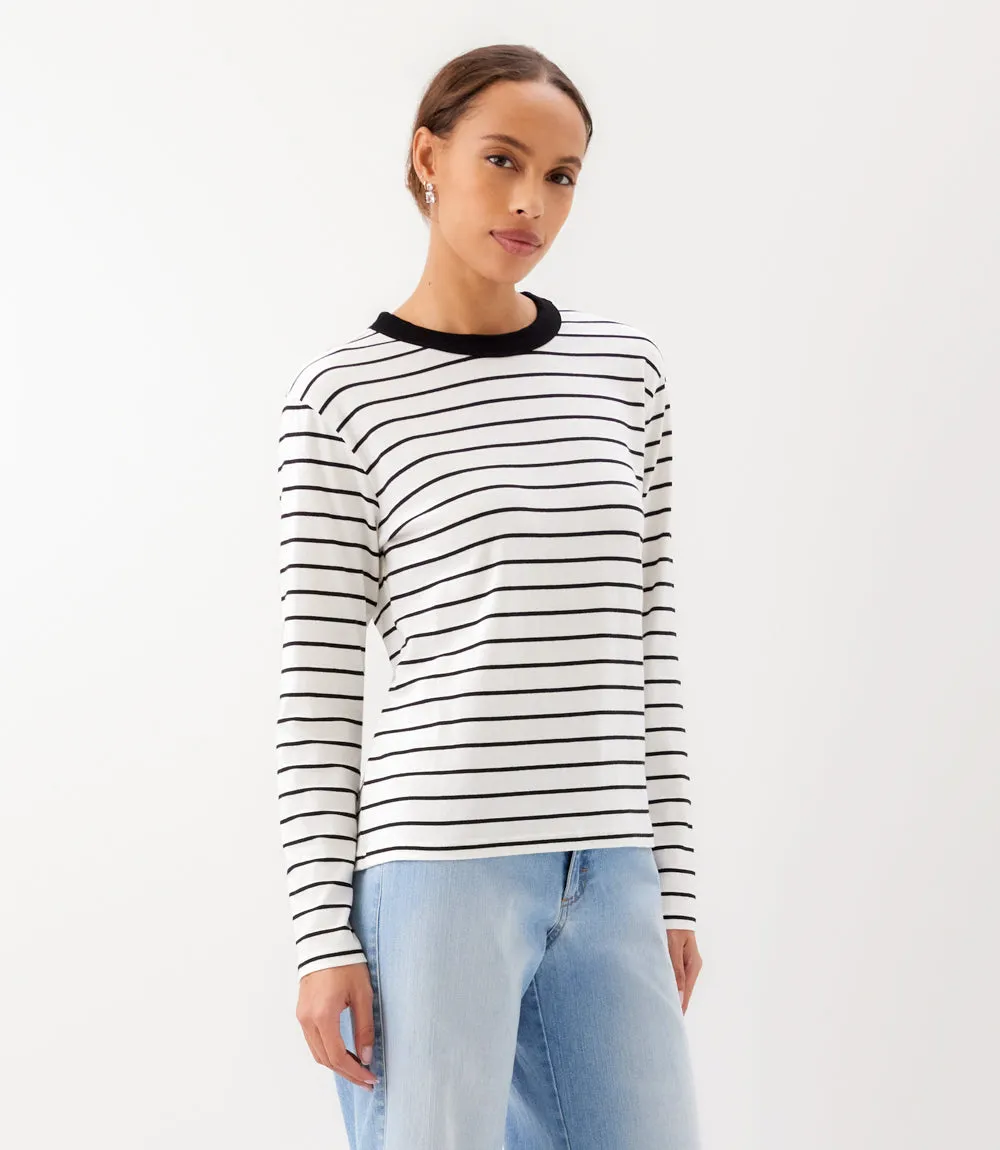 Stripe Long Sleeve Top sold by Karen Kane product image thumbnail 3