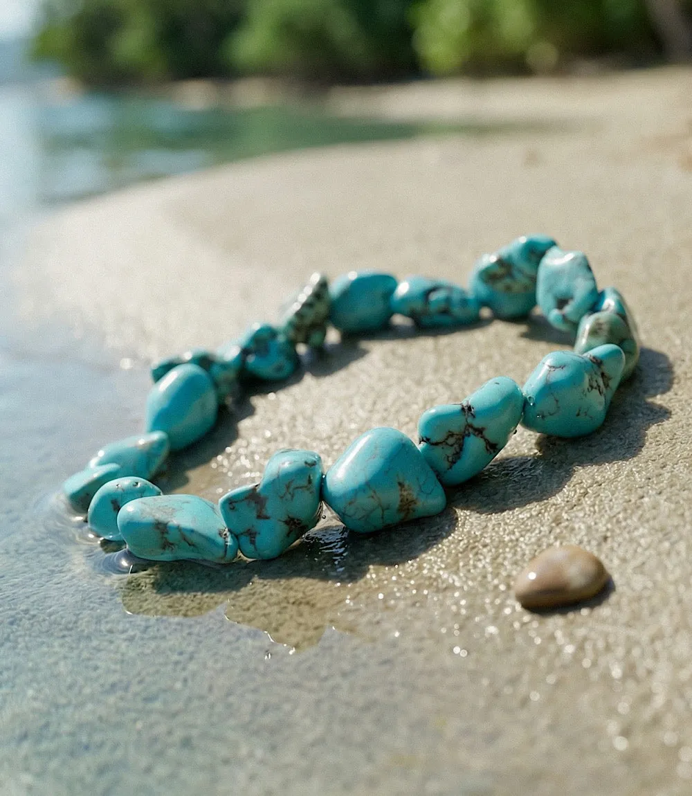 Chunky Turquoise Bracelet sold by Karen Kane product image thumbnail 3