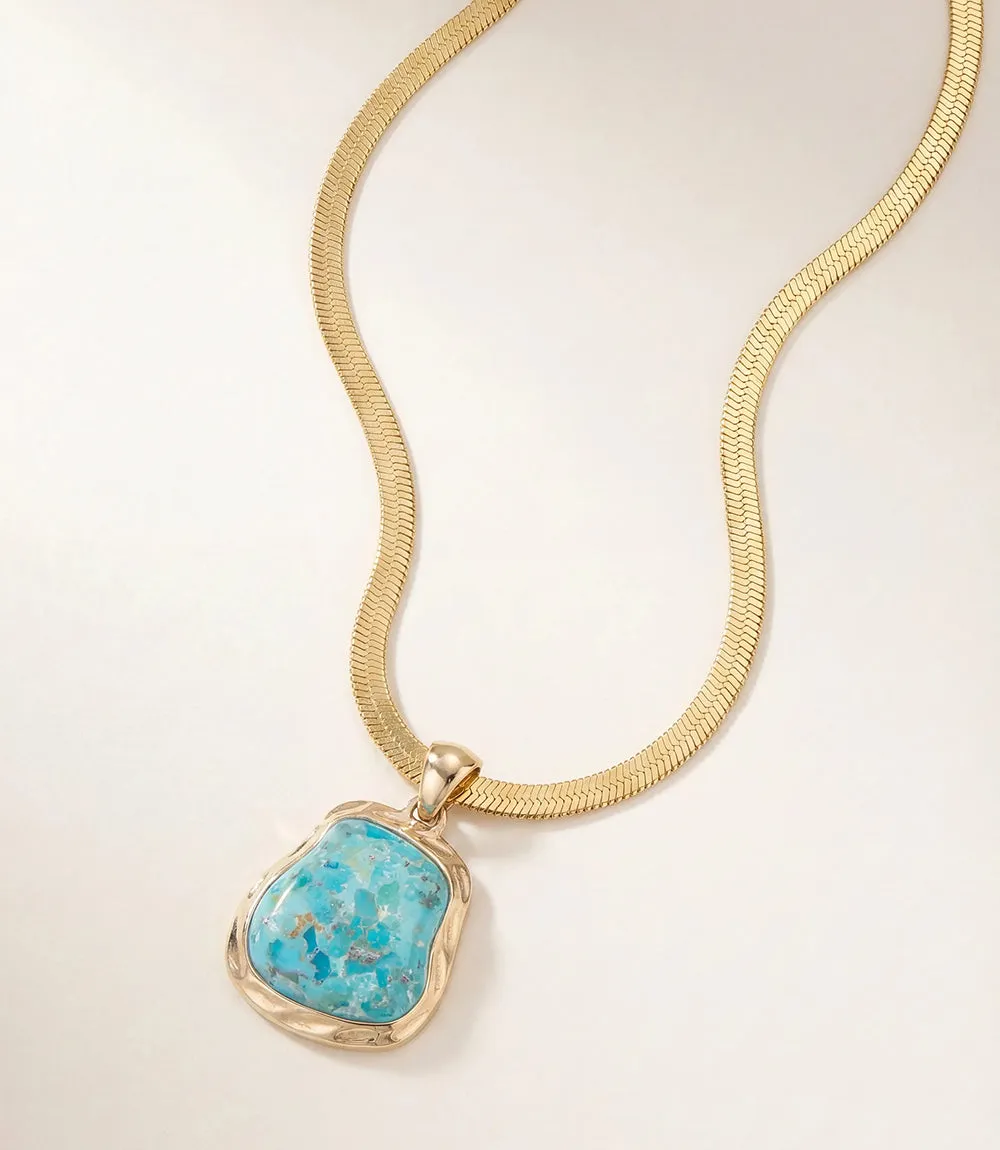 Turquoise Pendant Necklace sold by Karen Kane product image thumbnail 2