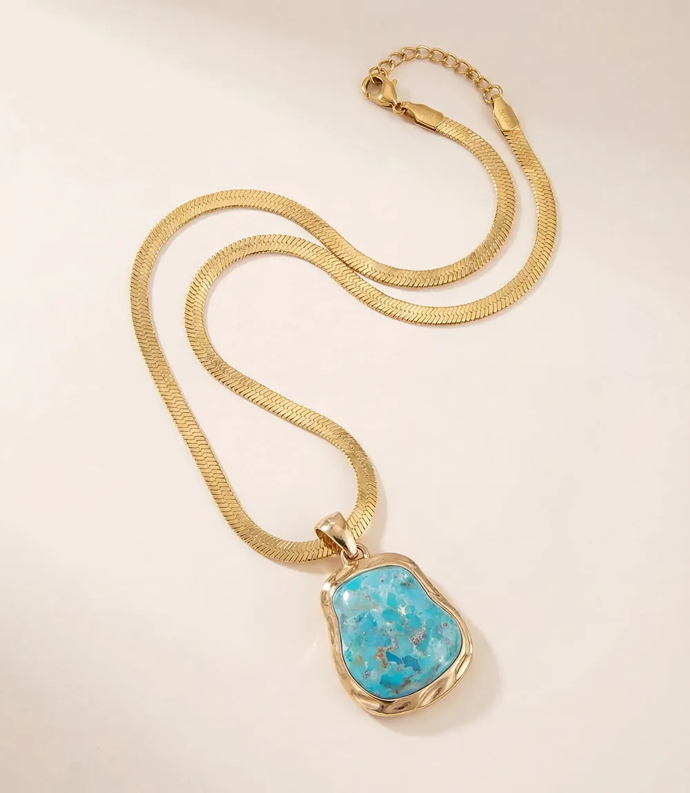 Turquoise Pendant Necklace sold by Karen Kane product image thumbnail 3