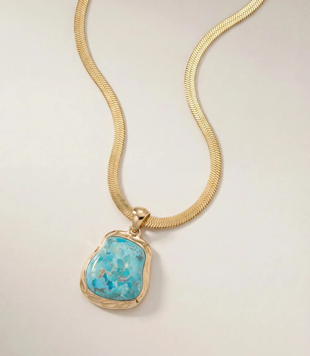 Turquoise Pendant Necklace sold by Karen Kane product image thumbnail 5