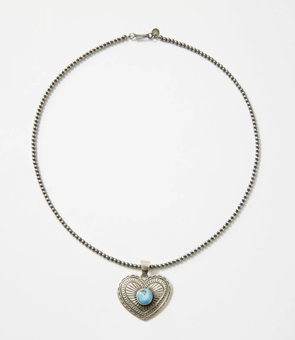 Golden Hill Turquoise Heart Pendant Necklace sold by Karen Kane product image thumbnail 3