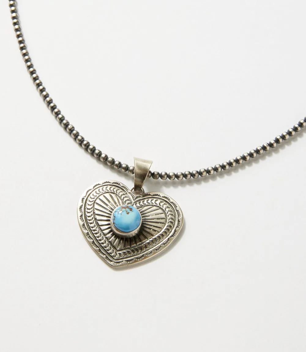 Golden Hill Turquoise Heart Pendant Necklace sold by Karen Kane product image thumbnail 2