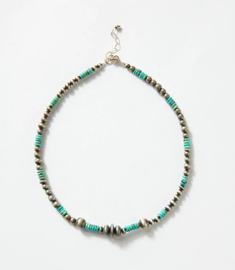 Beaded Turquoise And Navajo Pearl Necklace sold by Karen Kane product image thumbnail 2