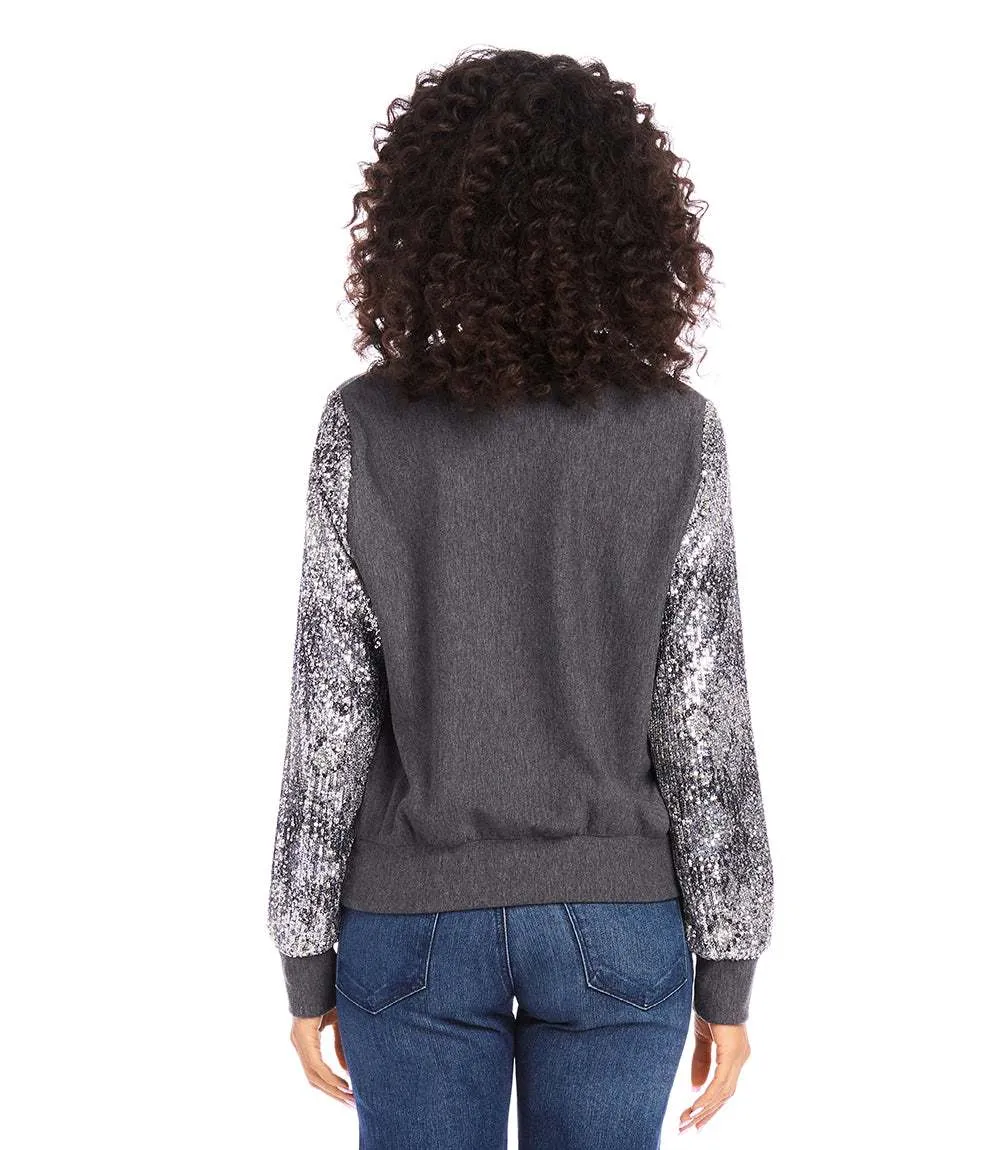 Sequin Sleeve Top sold by Karen Kane product image thumbnail 3