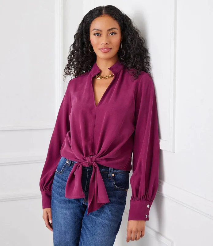 Tie-Front Top made by Karen Kane