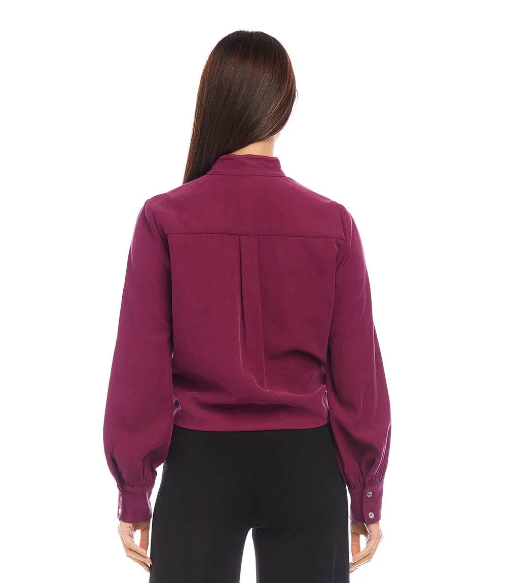 Tie-Front Top sold by Karen Kane product image thumbnail 4