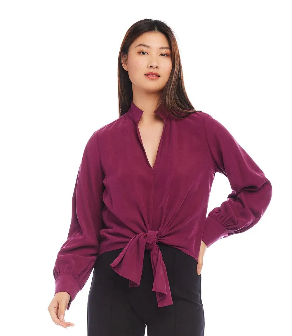 Tie-Front Top sold by Karen Kane product image thumbnail 2