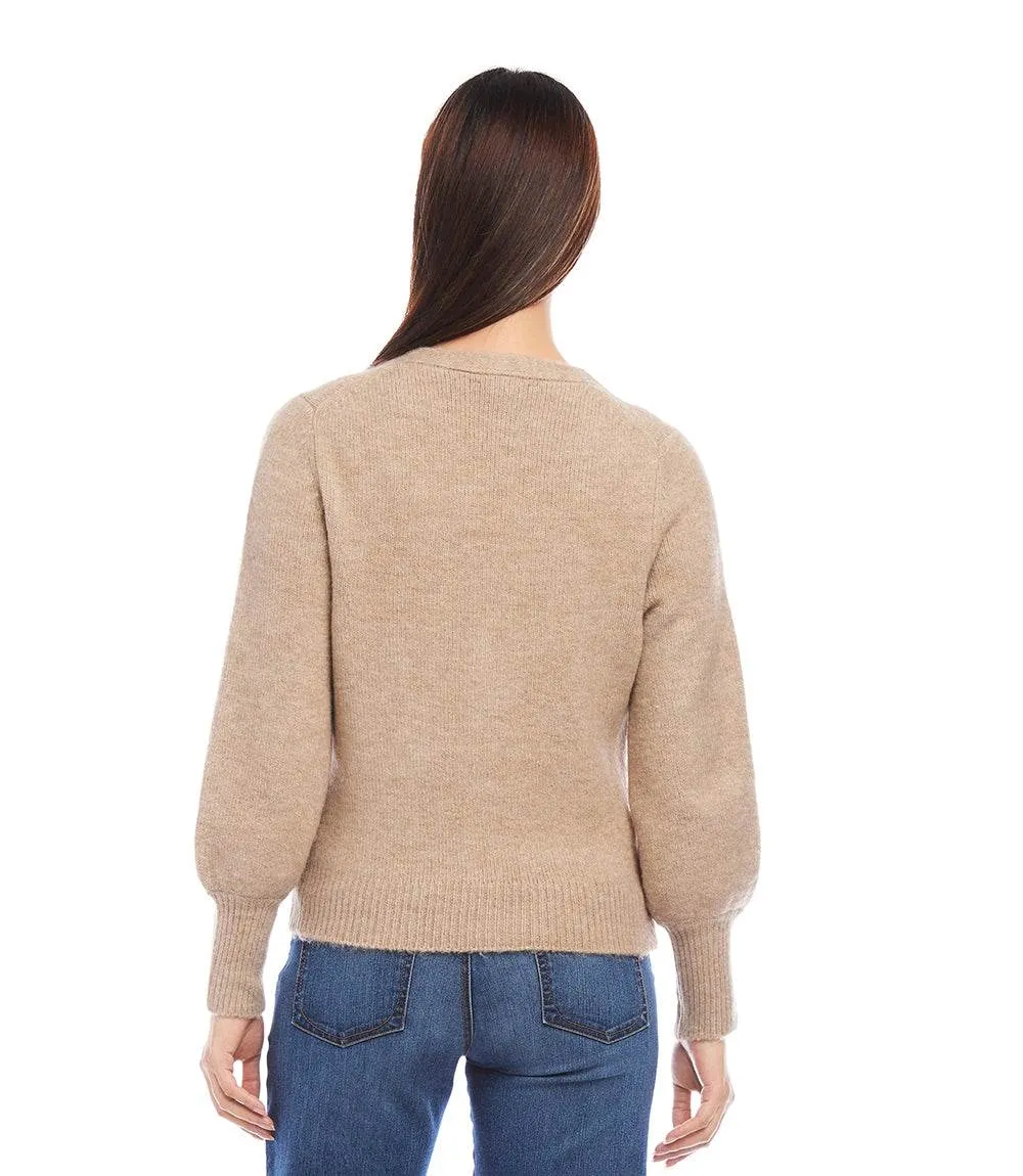 Button Up Cardigan Sweater sold by Karen Kane product image thumbnail 4