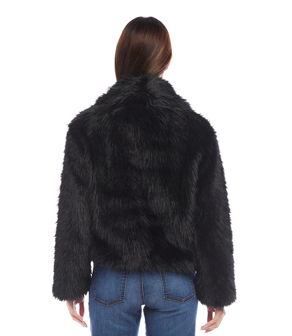 Faux Fur Coat sold by Karen Kane product image thumbnail 5