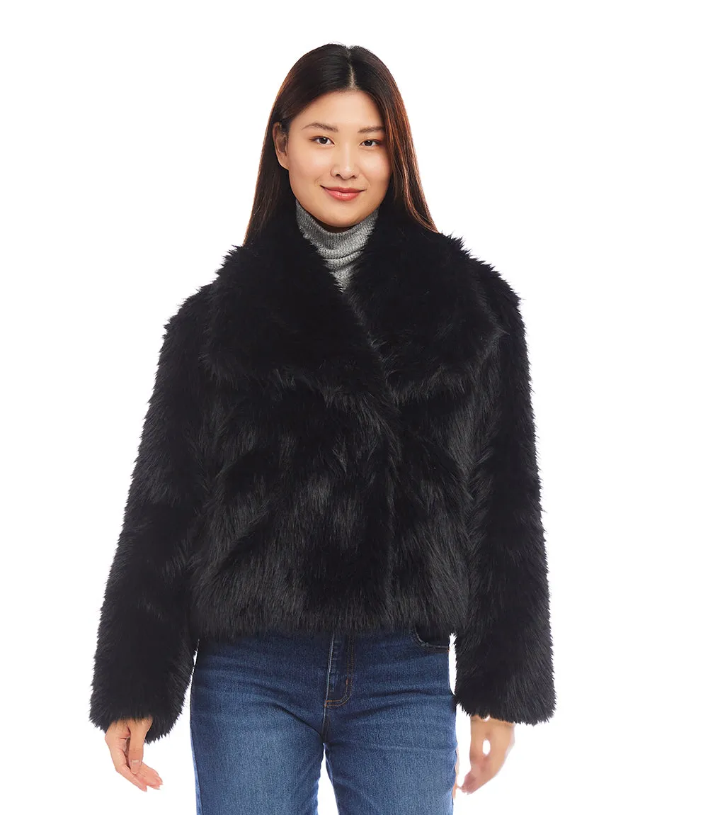 Faux Fur Coat sold by Karen Kane product image thumbnail 3