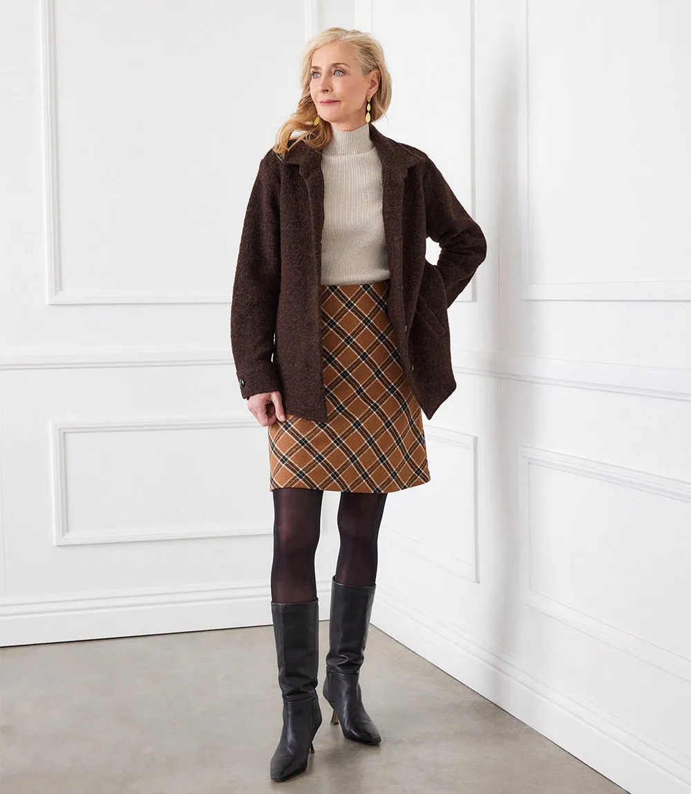Bias Cut Plaid Skirt sold by Karen Kane product image thumbnail 2