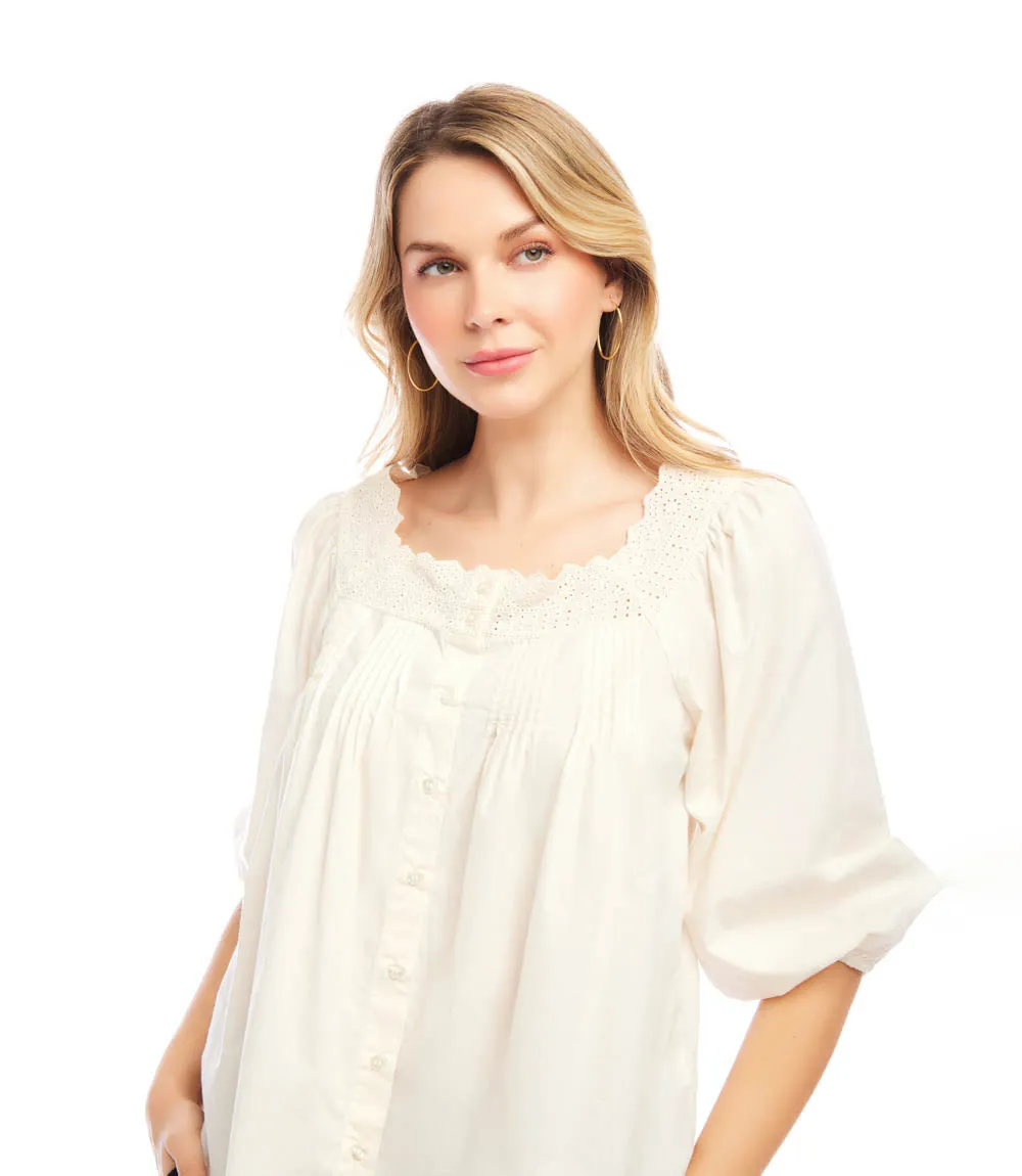 3/4 Sleeve Square Neck Button-Up Blouse sold by Karen Kane product image thumbnail 5