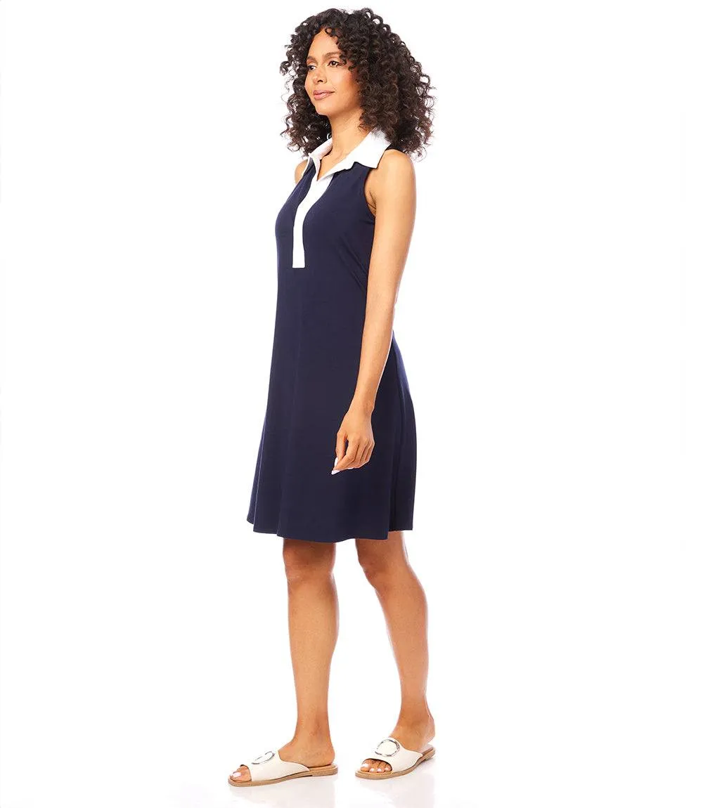Contrast Placket Dress sold by Karen Kane product image thumbnail 3