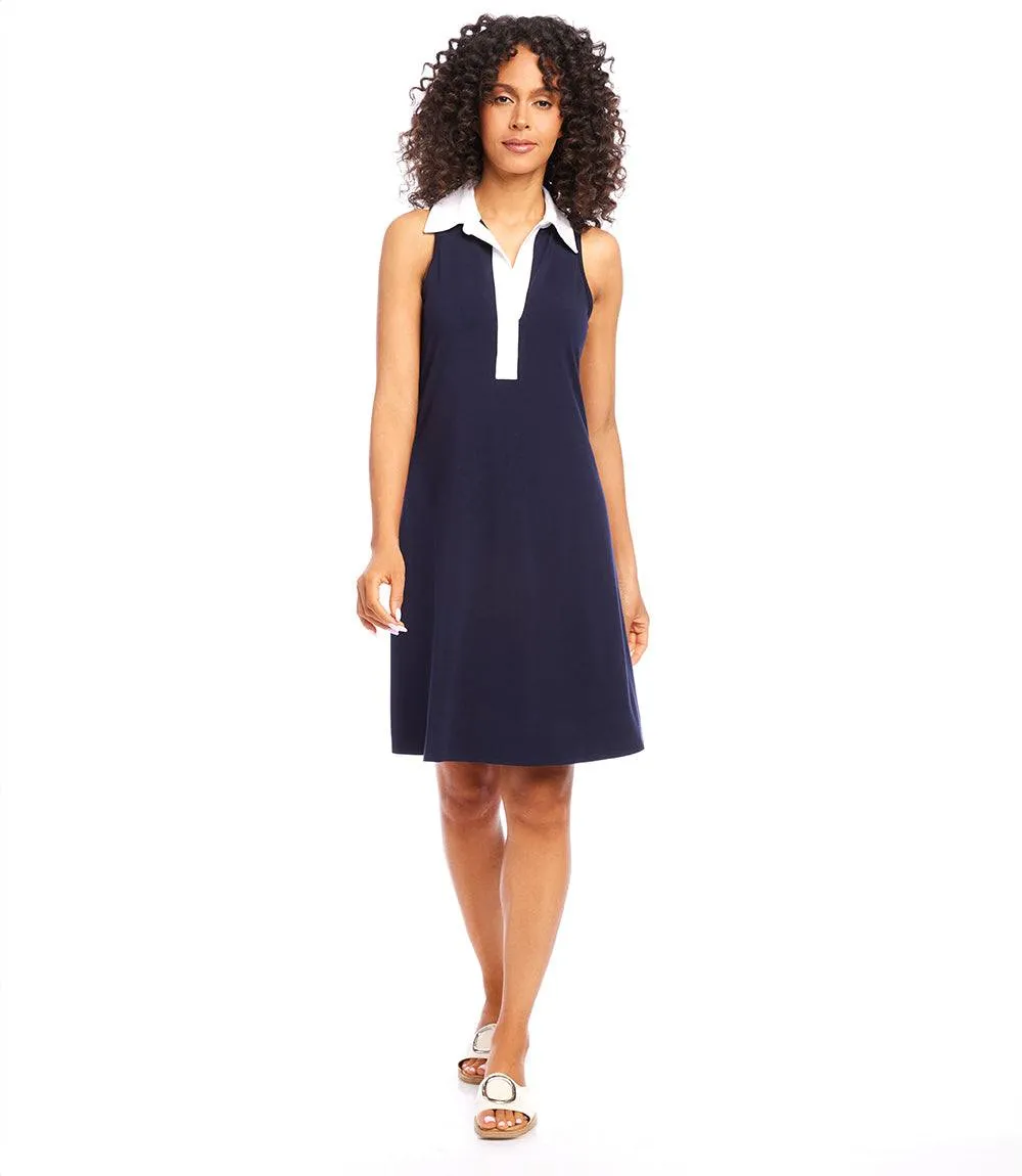 Contrast Placket Dress sold by Karen Kane product image thumbnail 2
