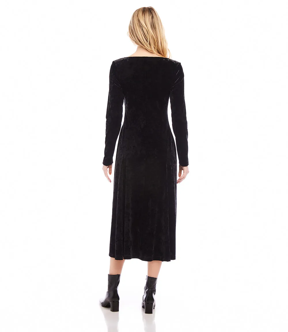 Kate Velvet Midi Dress sold by Karen Kane product image thumbnail 4