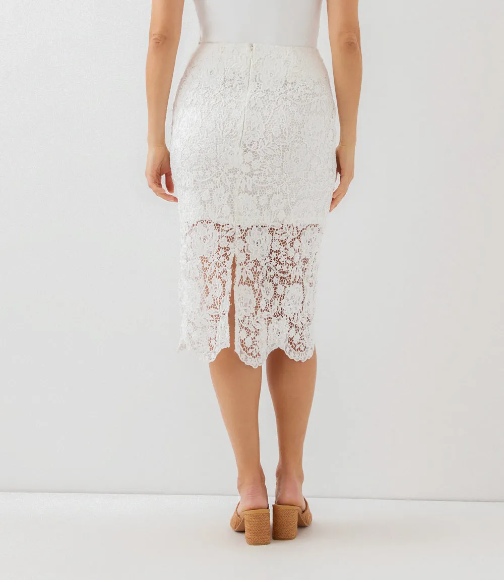 Lace Midi Pencil Skirt sold by Karen Kane product image thumbnail 5