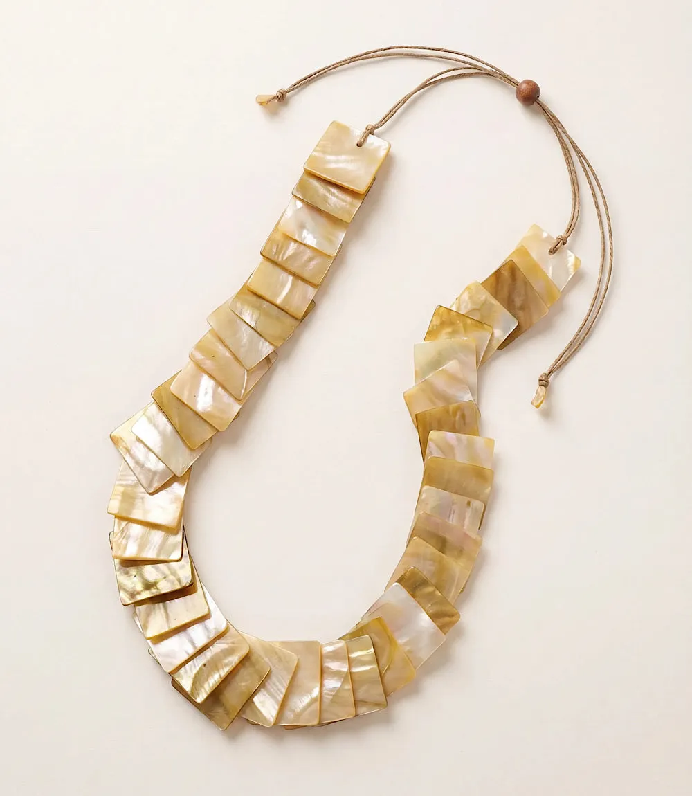 Mother Of Pearl Playa Necklace sold by Karen Kane product image thumbnail 3