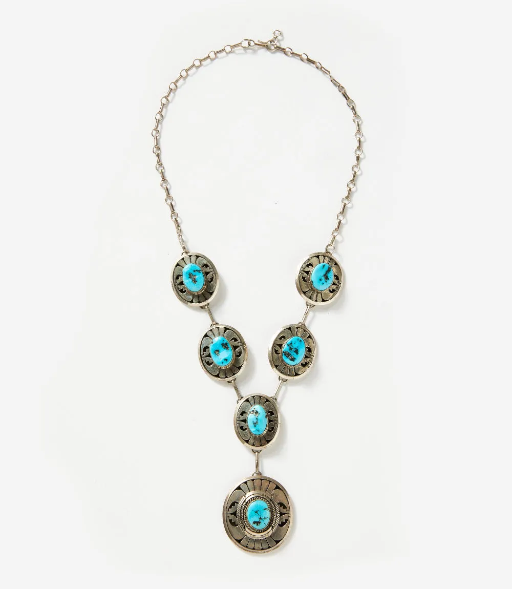 Vintage Embellished Turquoise Stone Necklace sold by Karen Kane product image thumbnail 3