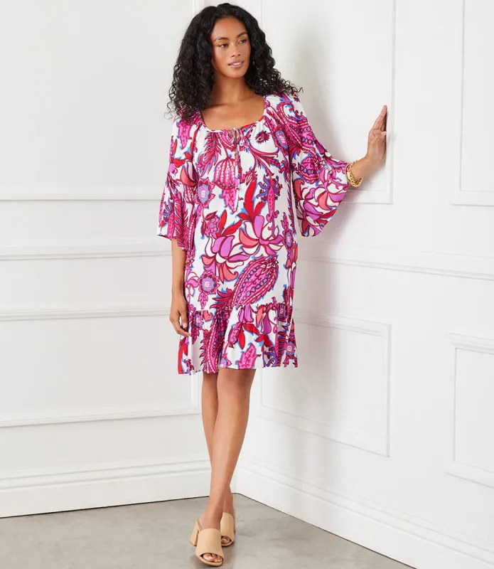 Ruffle Hem Dress made by Karen Kane
