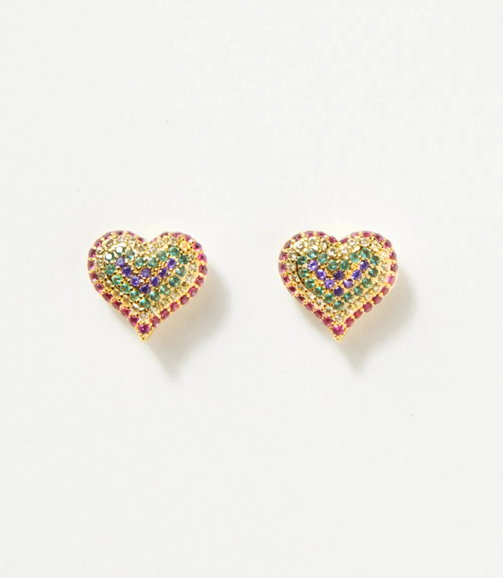 Crystal Heart Earrings sold by Karen Kane product image thumbnail 2