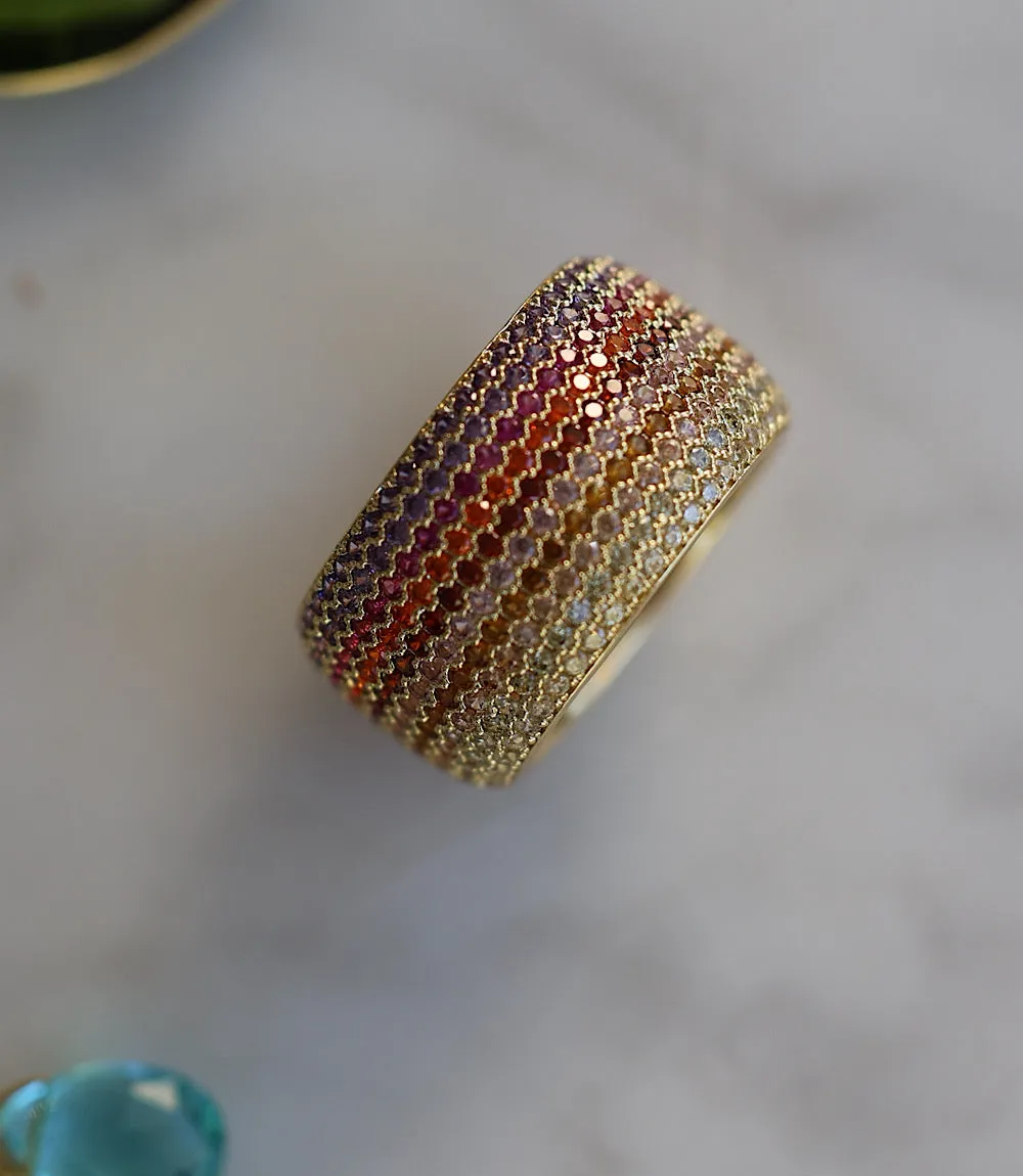 Colorful Crystal Ring sold by Karen Kane product image thumbnail 4