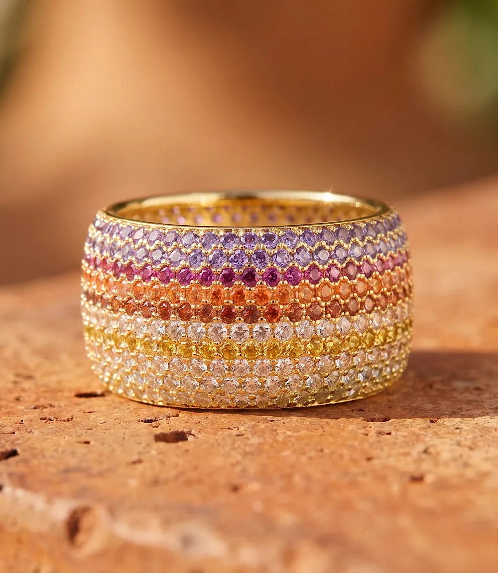 Colorful Crystal Ring sold by Karen Kane