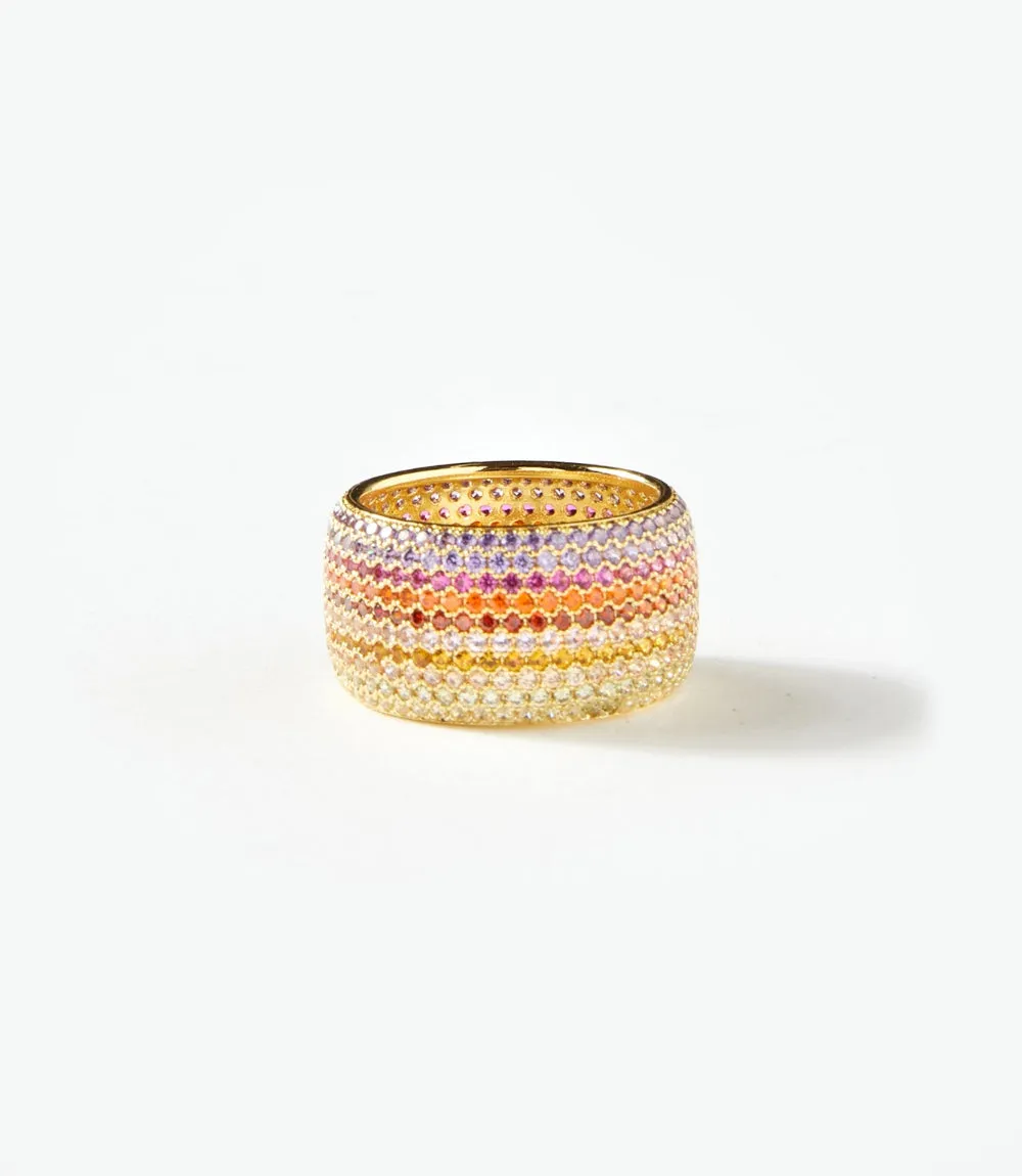Colorful Crystal Ring sold by Karen Kane product image thumbnail 2