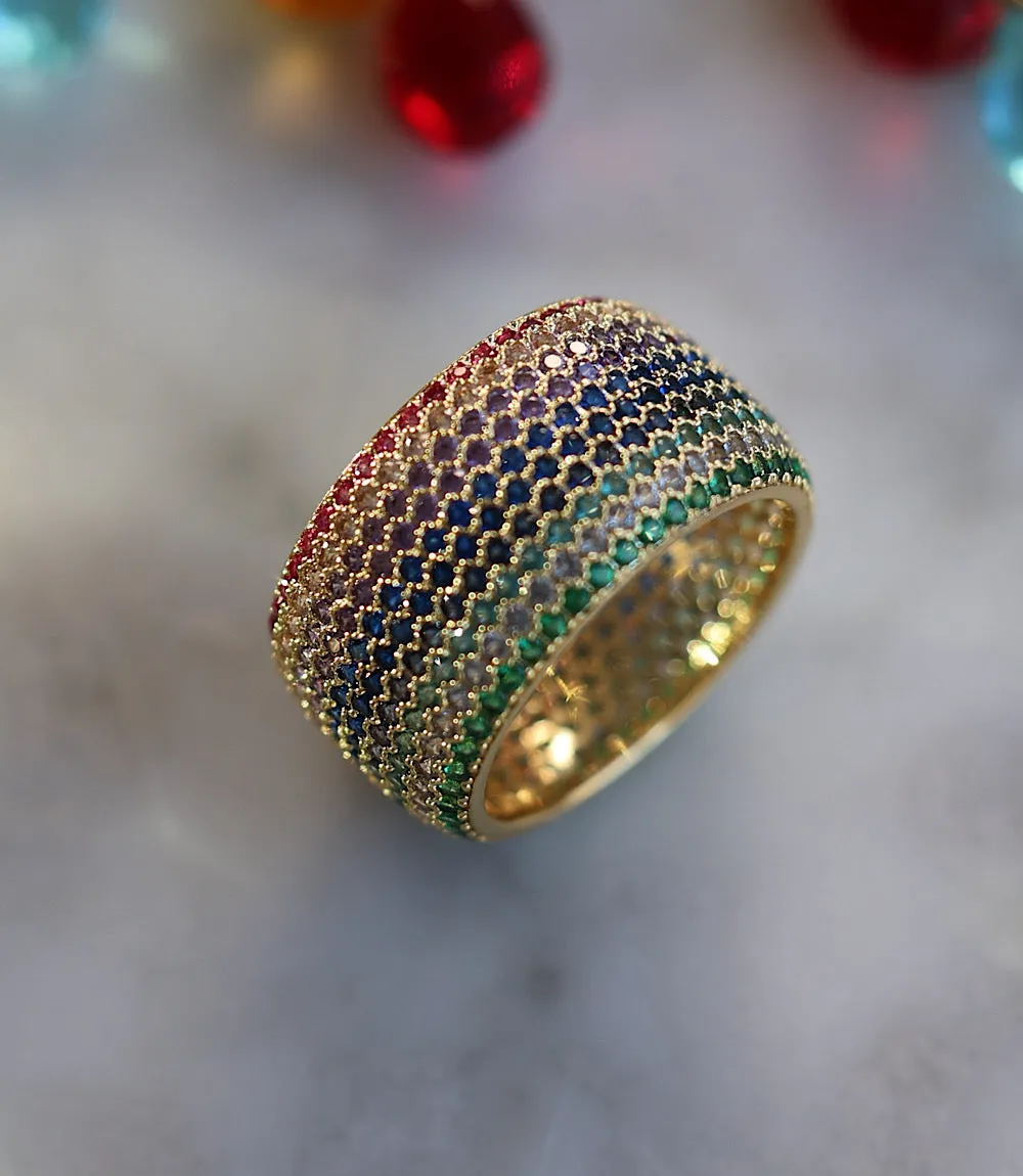 Colorful Crystal Ring sold by Karen Kane product image thumbnail 5