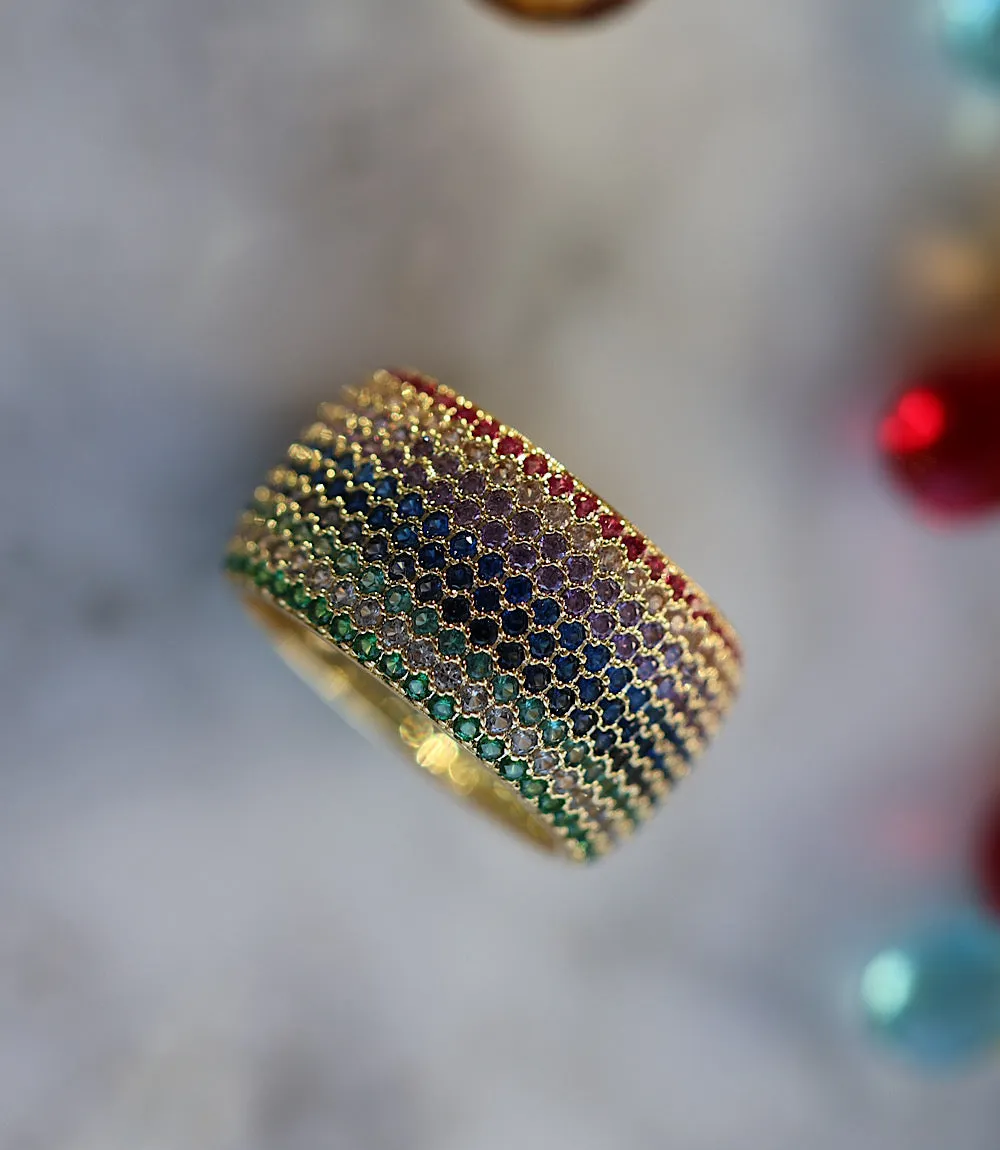 Colorful Crystal Ring sold by Karen Kane product image thumbnail 4