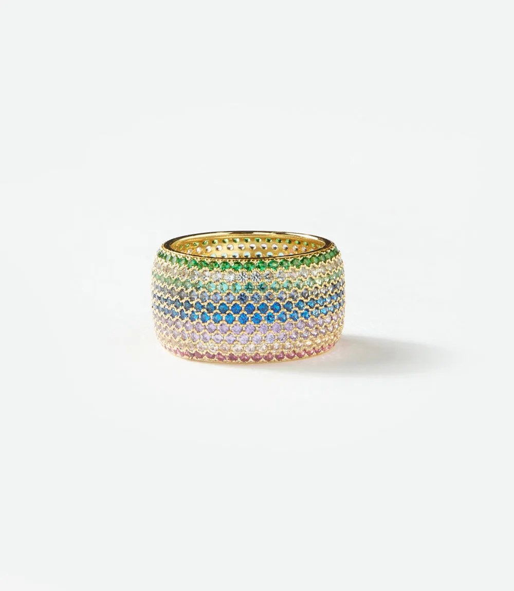 Colorful Crystal Ring sold by Karen Kane product image thumbnail 2
