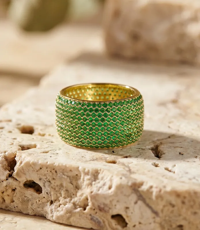 Colorful Crystal Ring made by Native Gem