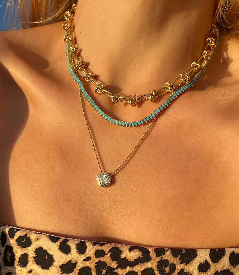Mini Teardrop Crystal Necklace sold by Karen Kane product image thumbnail 4