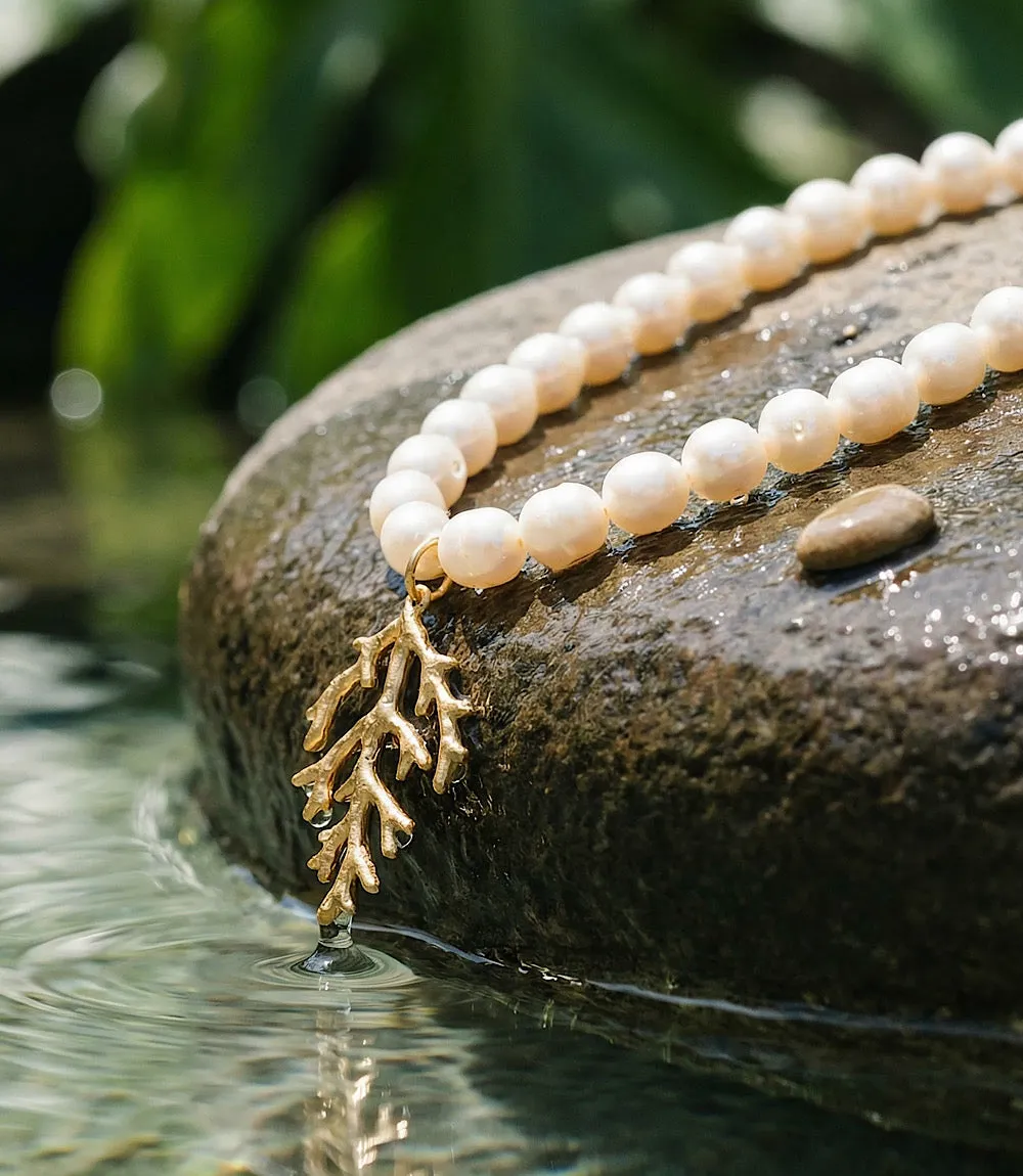 Coral Reef Pearl Necklace sold by Karen Kane product image thumbnail 3