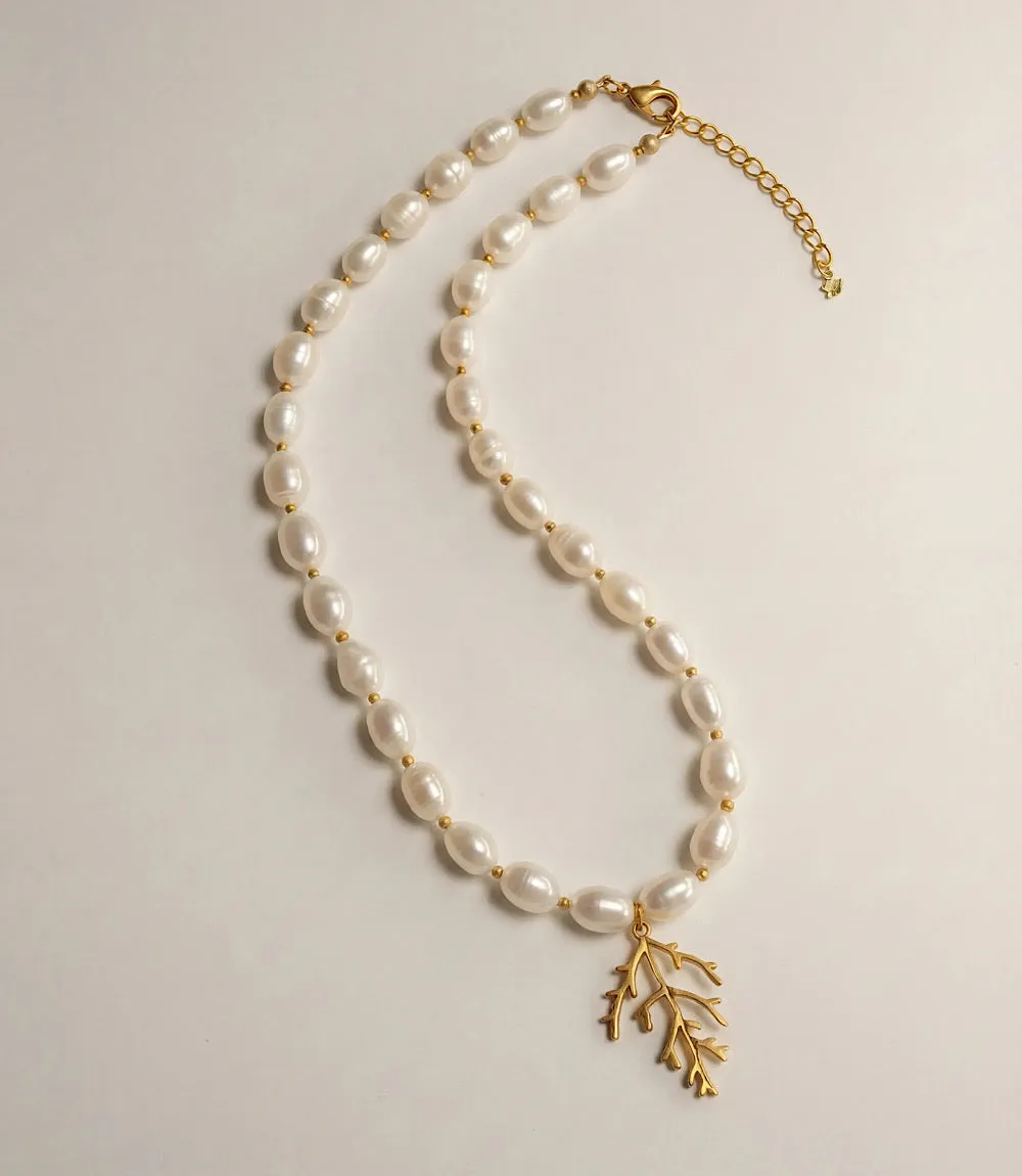 Coral Reef Pearl Necklace sold by Karen Kane product image thumbnail 2