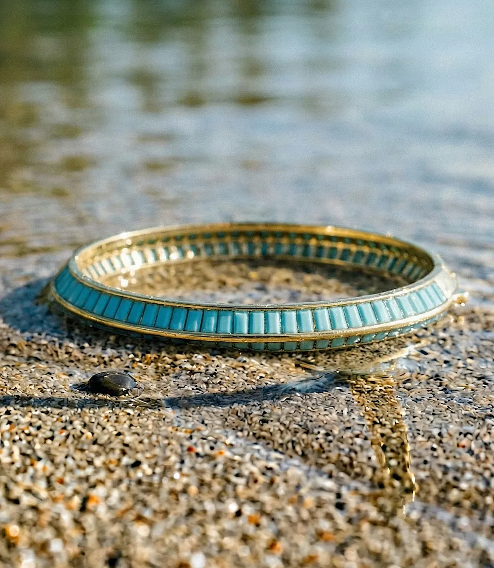 Turquoise Beaded Bangle sold by Karen Kane product image thumbnail 3