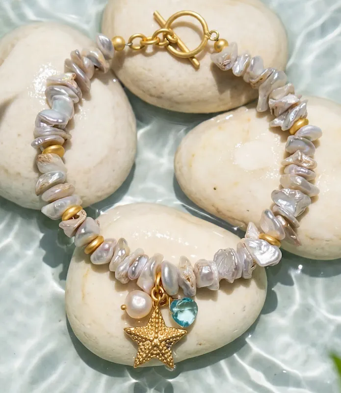 Starfish Charm Bracelet made by Karen Kane