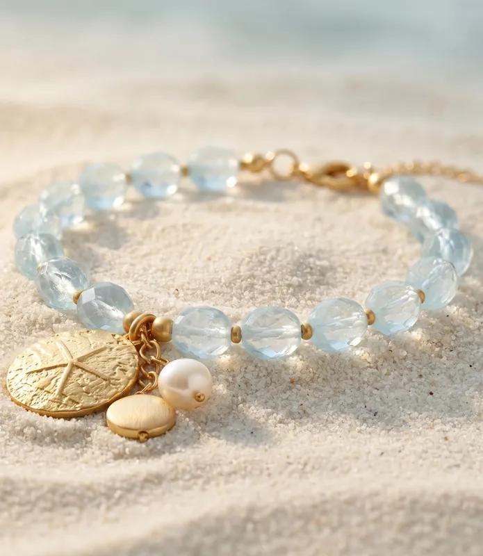 Sand Dollar Charm Bracelet made by Karen Kane