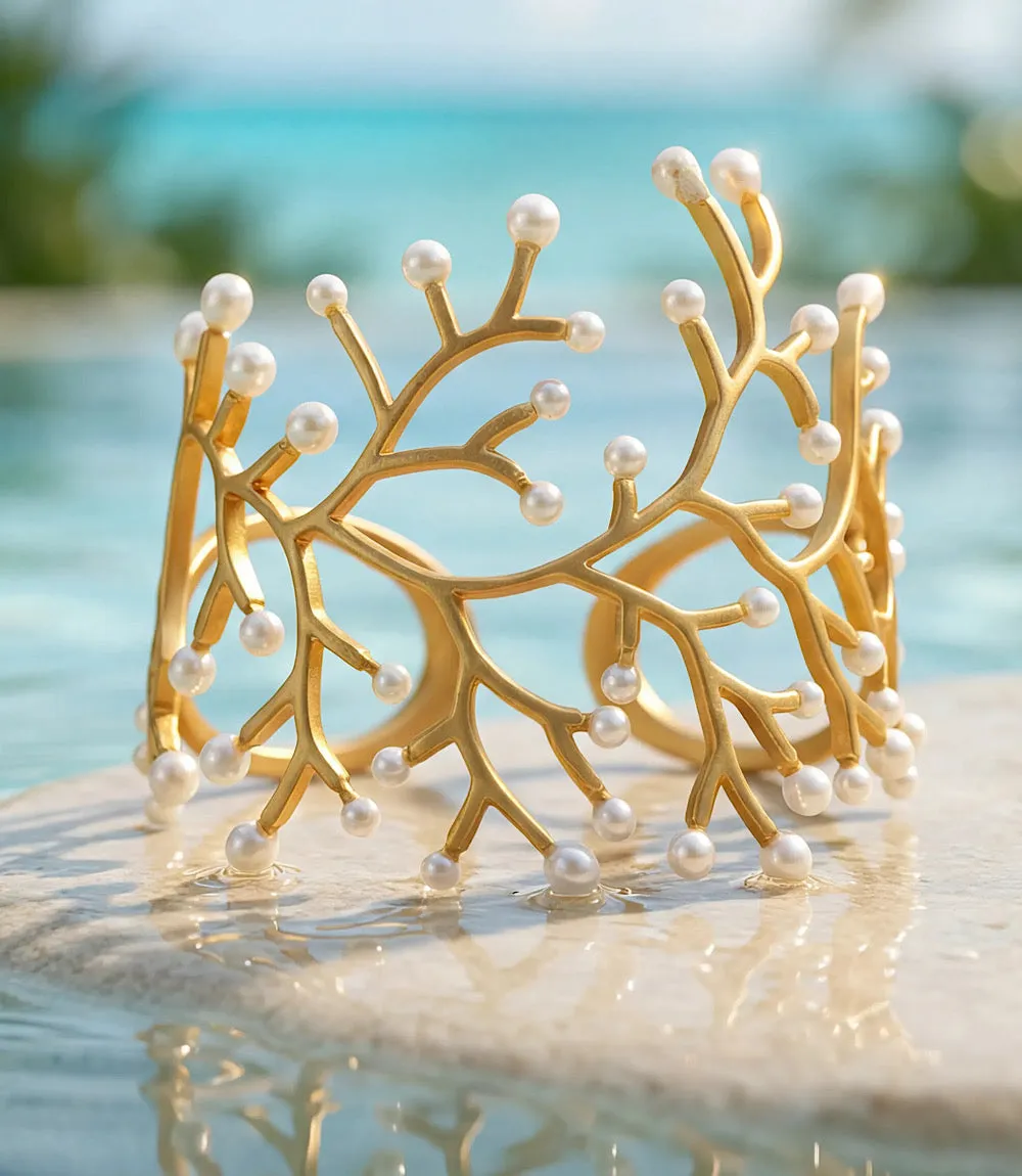 Coral Reef Cuff Bracelet sold by Karen Kane