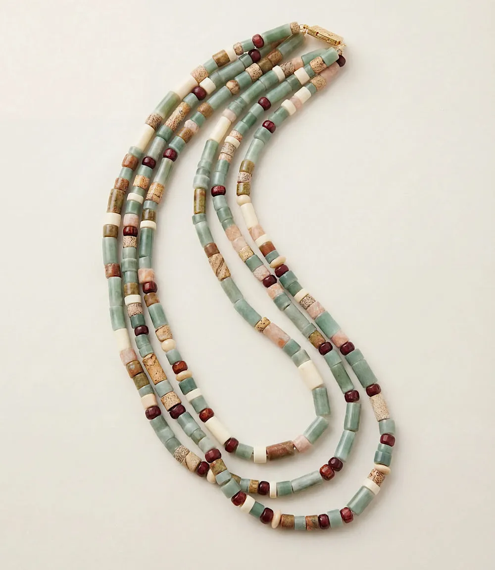 Layered Turquoise Bead Necklace sold by Karen Kane product image thumbnail 2